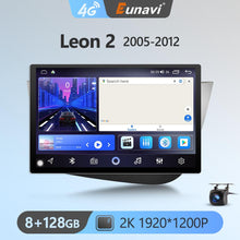 Cargar imagen en el visor de la galería, Eunavi 7862 8Core 2K 13.1inch 2din Android Radio For Seat Leon 2 2005-2012 Car Multimedia Video Player GPS Stereo