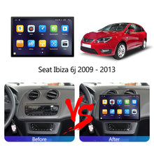 Load image into Gallery viewer, Eunavi 7862 13.1inch 2K 2din Android Auto Radio For Seat Ibiza 6j 2009 - 2013 Car Multimedia Video Player GPS Stereo 4G 8Core