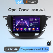 Load image into Gallery viewer, Eunavi Android 11 Car Radio DSP Multimedia Player For Opel Corsa 2020-2021 Autoradio Video QLED Screen GPS Navigation Carplay 4G